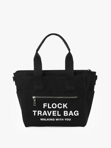 Totebag Canvas Voyage Negro Frente