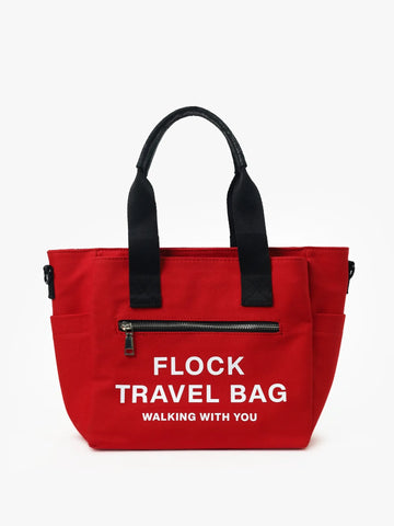Totebag Canvas Voyage Rojo Frente