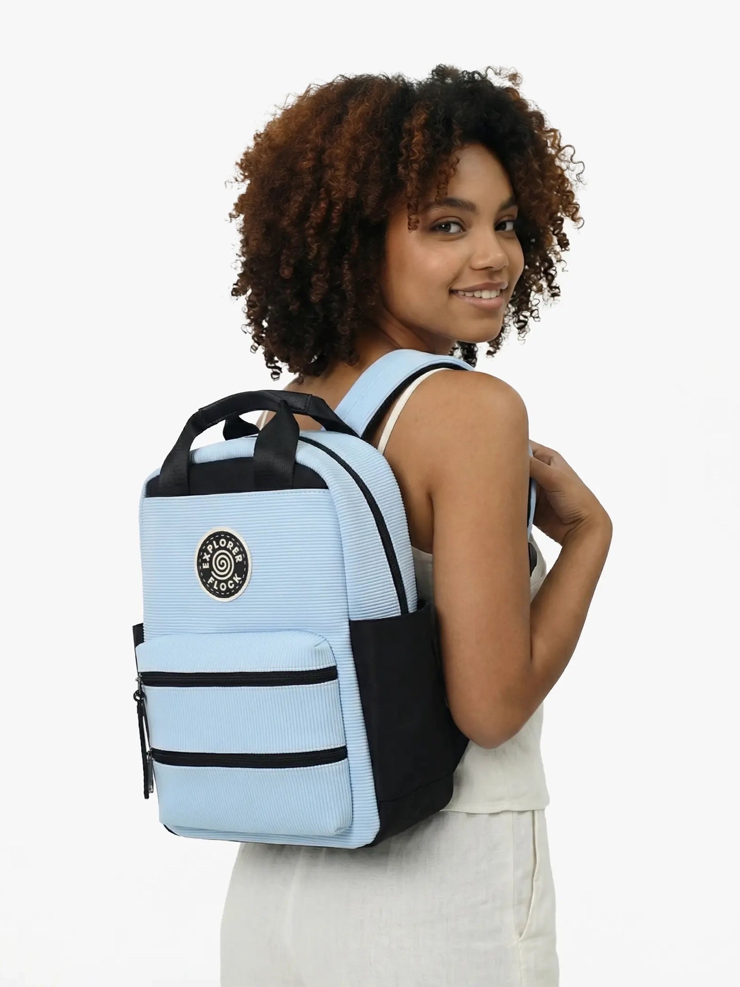 Totepack Cora Wave Azul Modelo