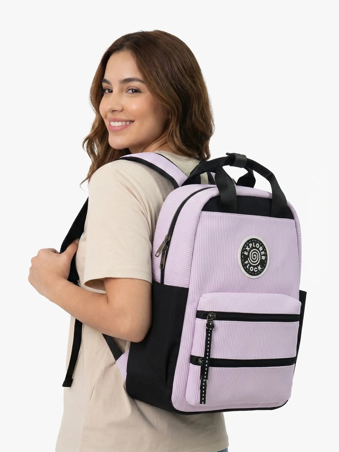 Totepack Cora Wave Lila Perfil