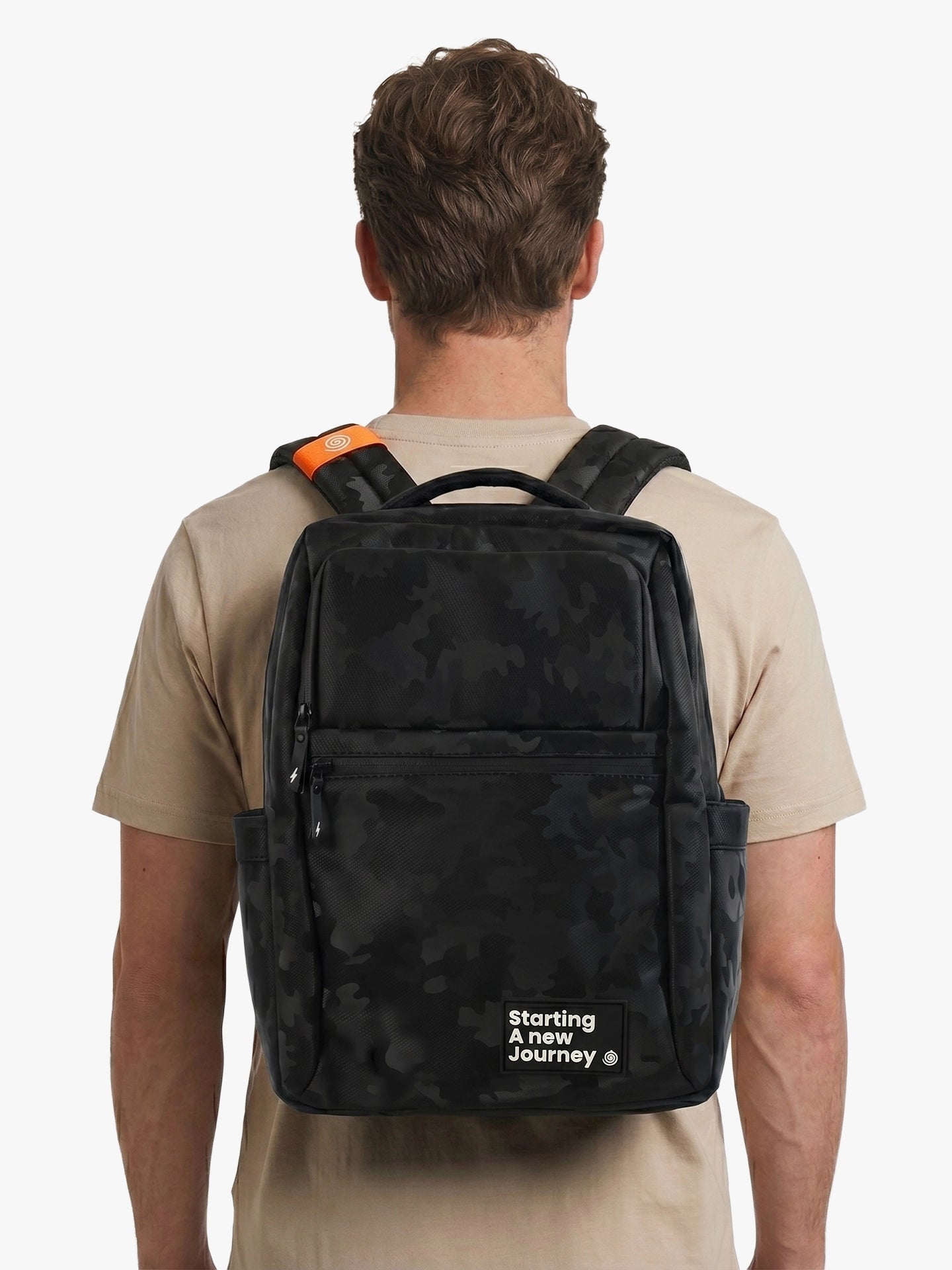 Morral Flock Camo Negro Modelo