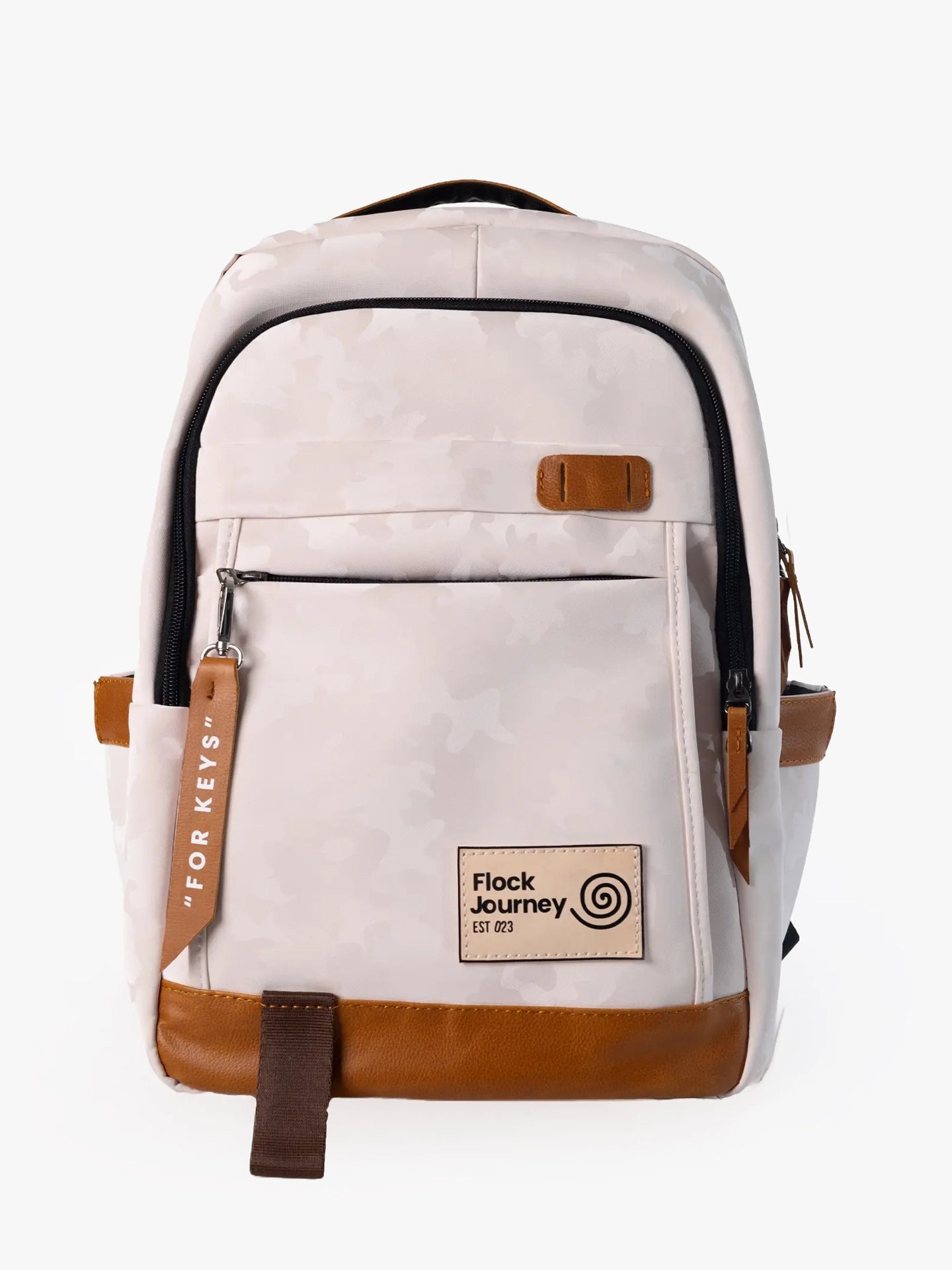 Morral Traveler Camo Beige Frente