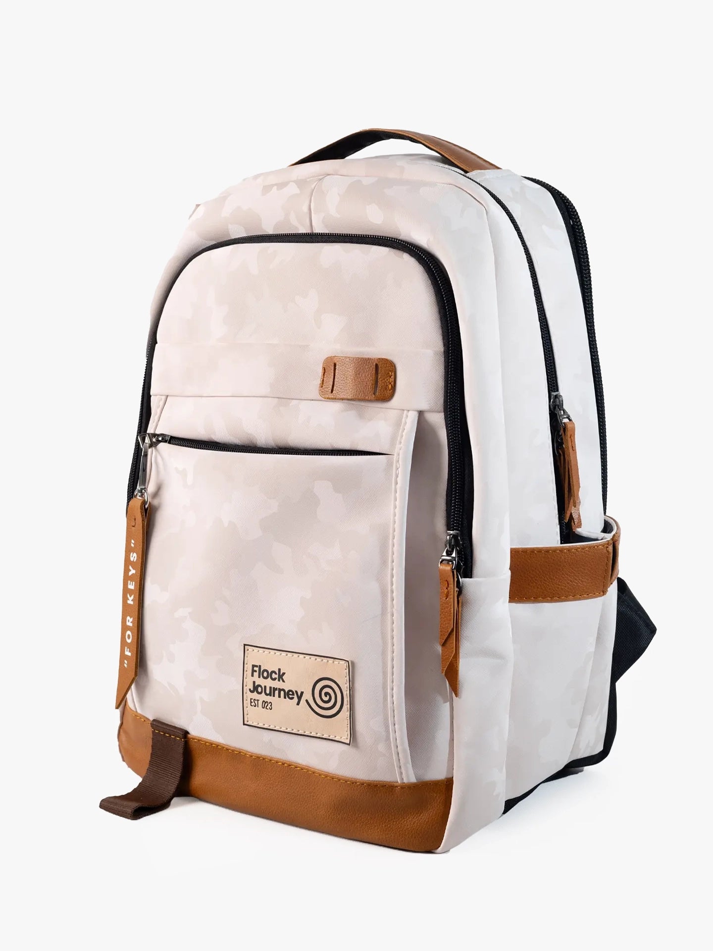 Morral Traveler Camo Beige Perfil