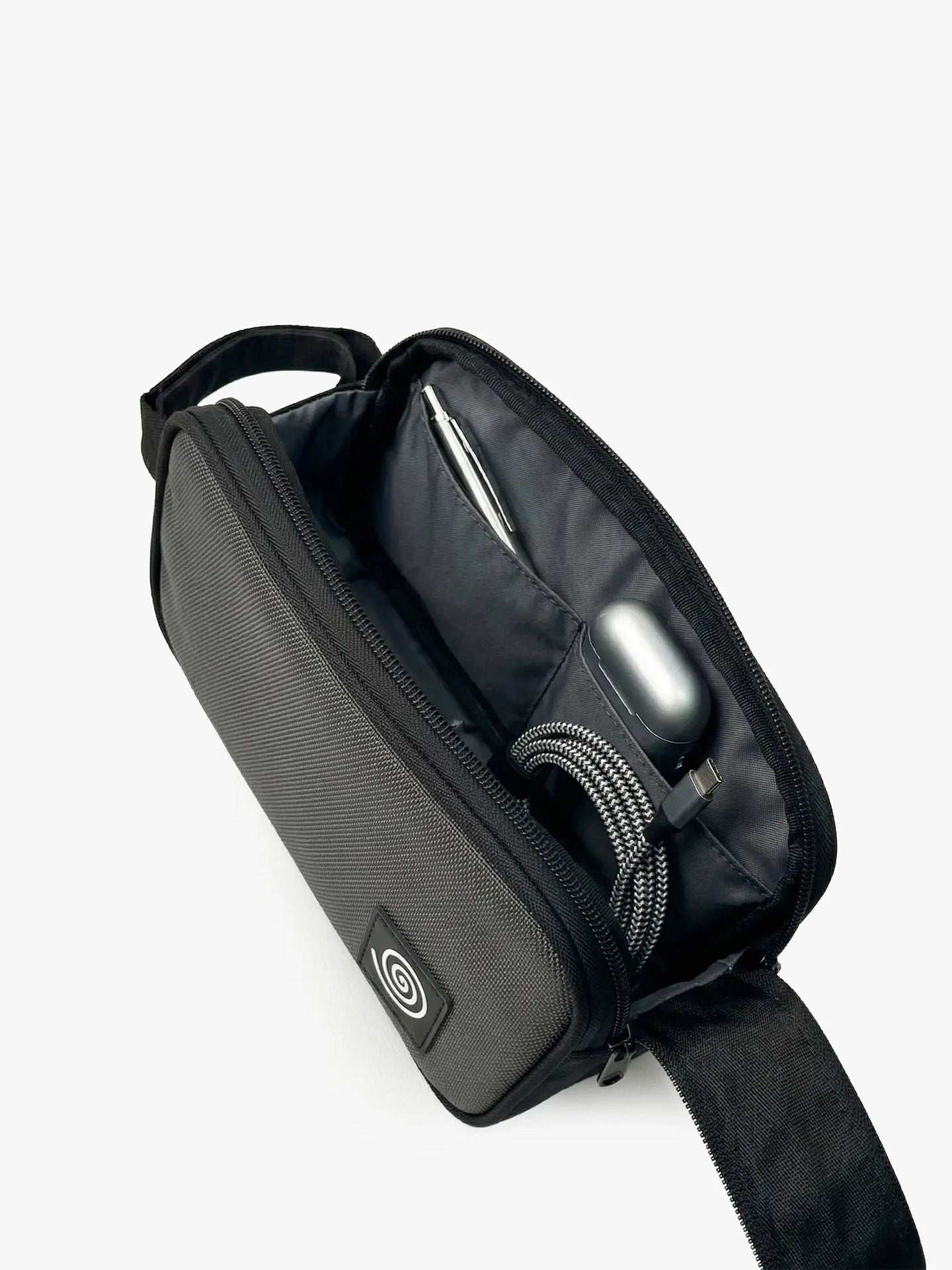 Neceser Carry Essential Gris Interior