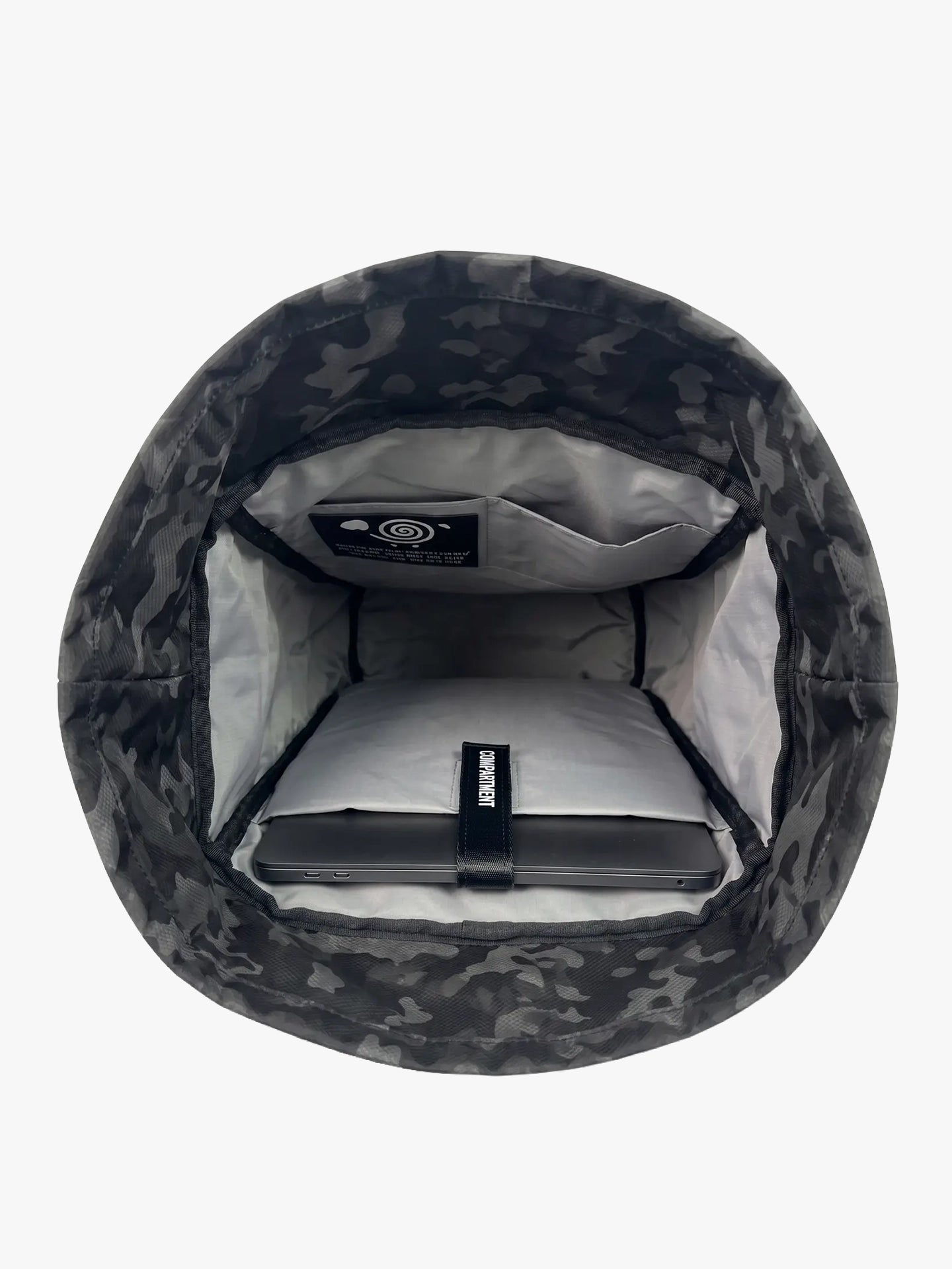 Rolltop Lokari Camo Negro Interior