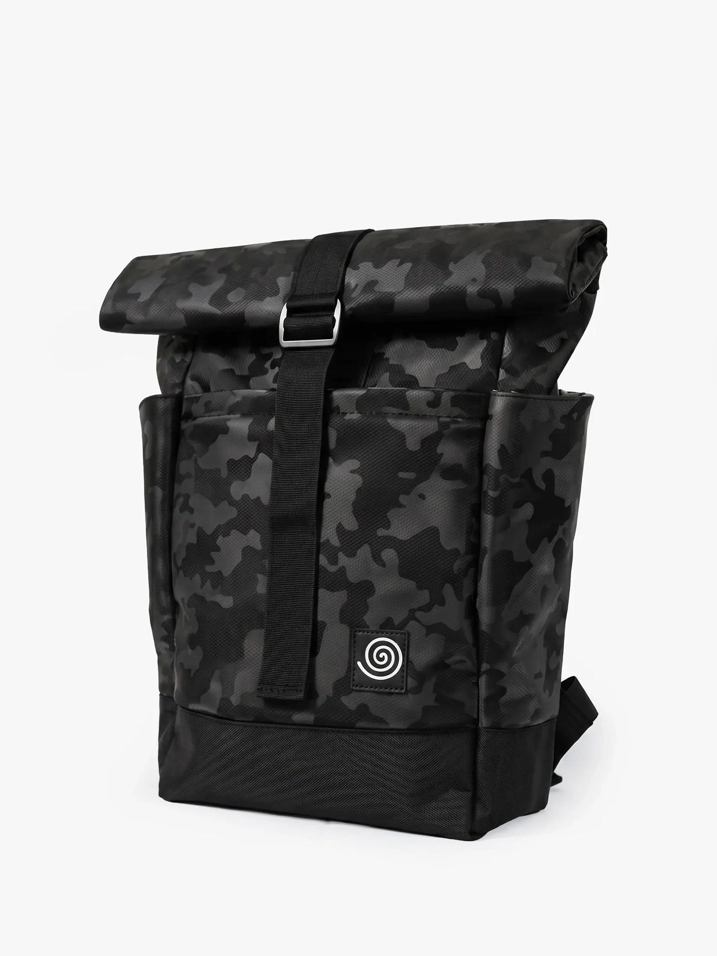 Rolltop Lokari Camo Negro Perfil