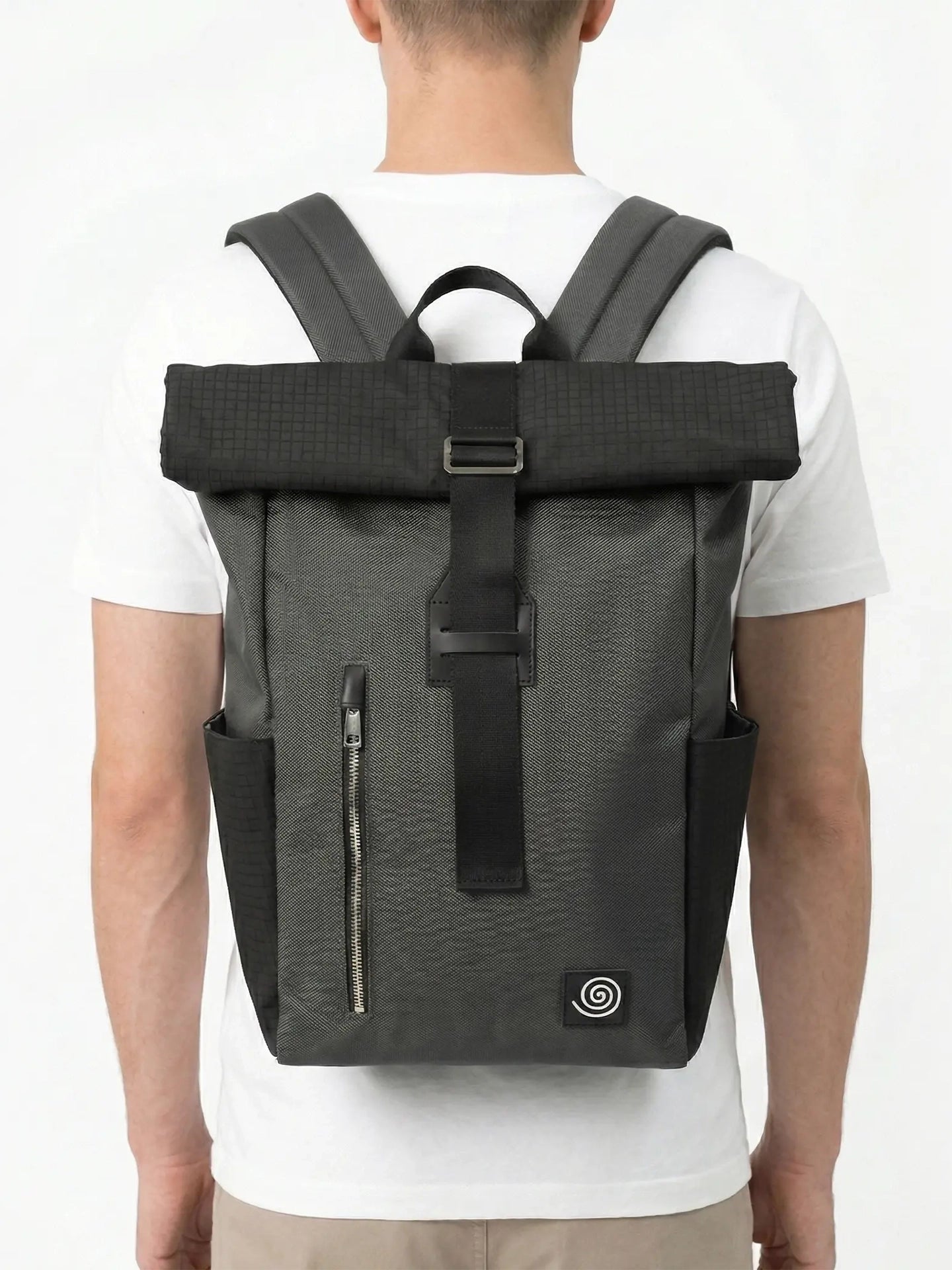 Rolltop Lokari Classic Gris Modelo Mujer