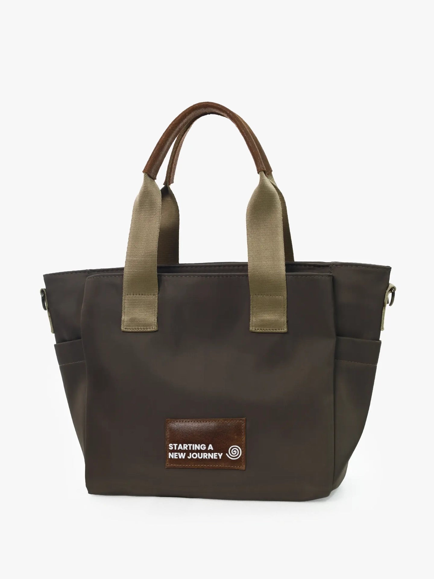 Totebag Canvas Croma Taupe Espalda