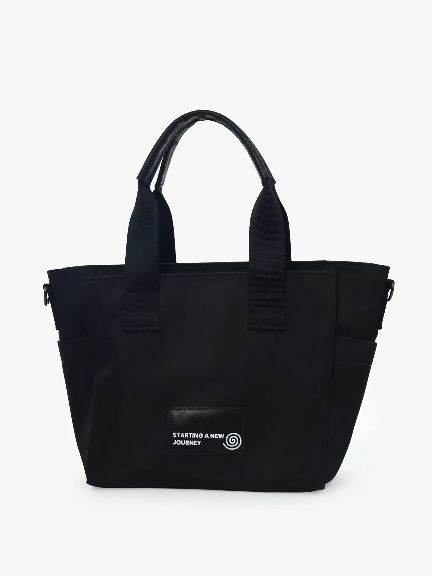 Totebag Canvas Croma Negro Espalda