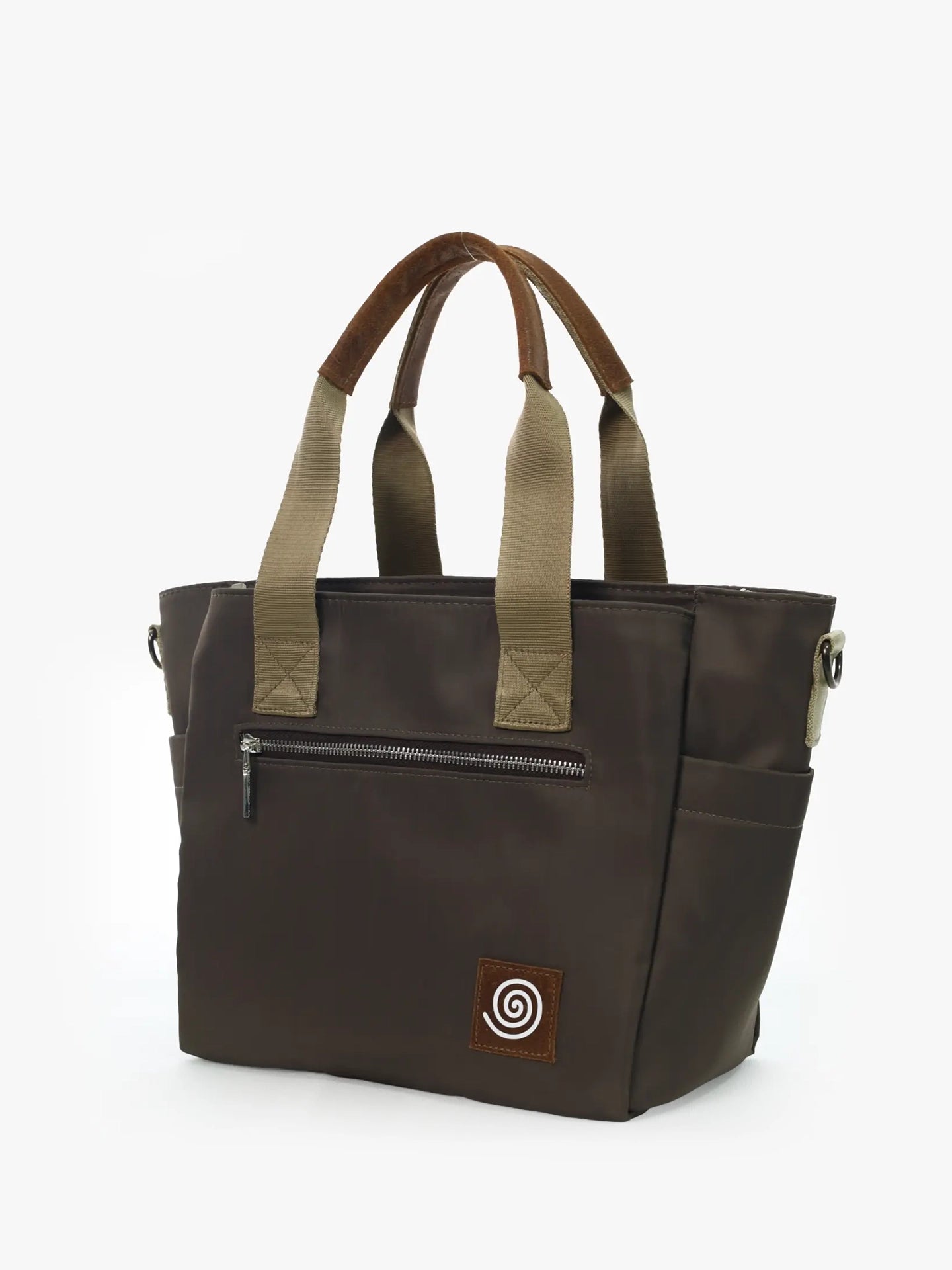 Totebag Canvas Croma Taupe Perfil