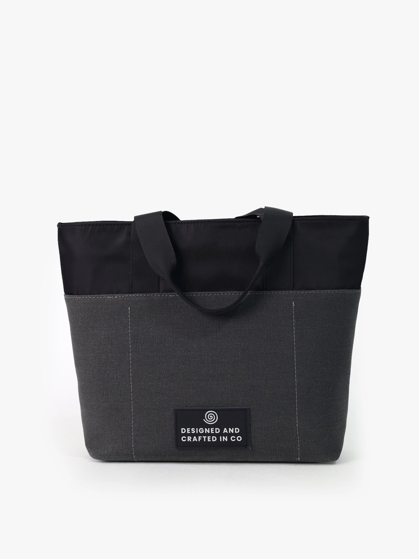 Totebag Nomad Twill Negro Espalda