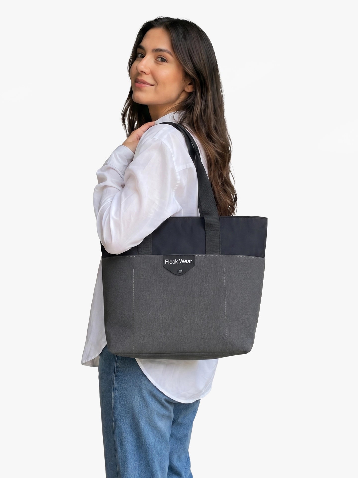 Totebag Nomad Twill Negro Modelo