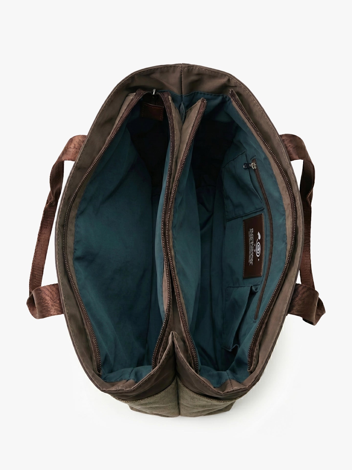 Totebag Nomad Twill Taupe Interior