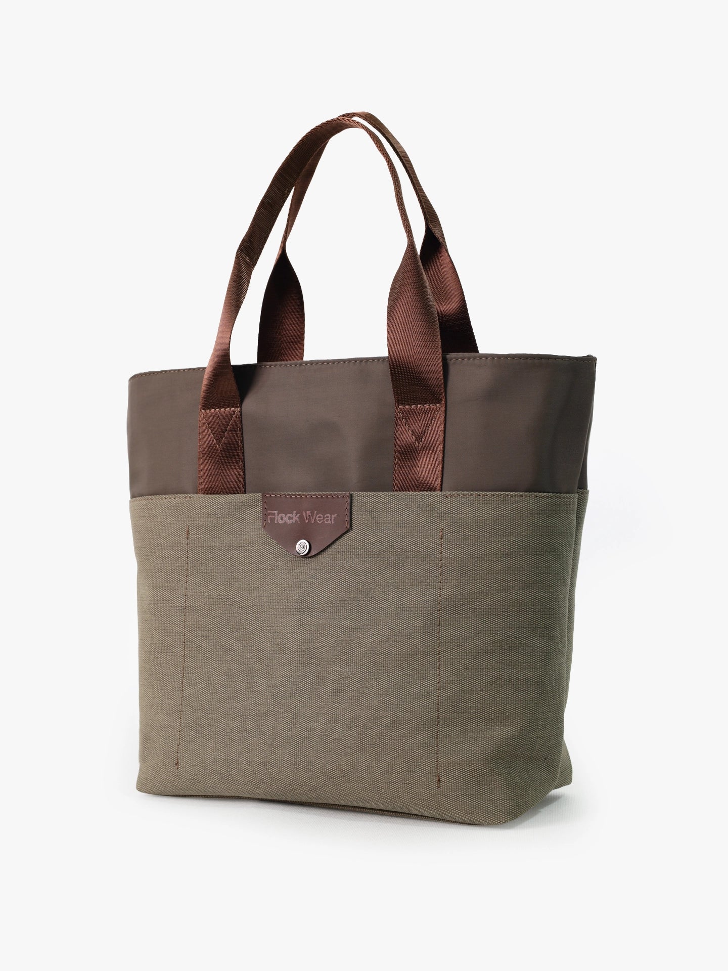 Totebag Nomad Twill Taupe Perfil