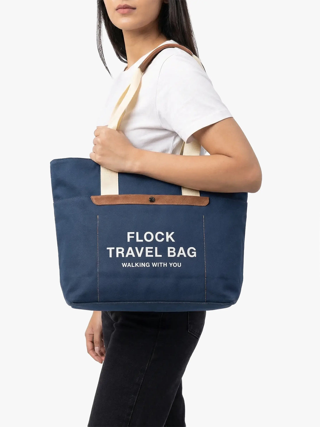 Totebag Nomad Voyage Azul Frente