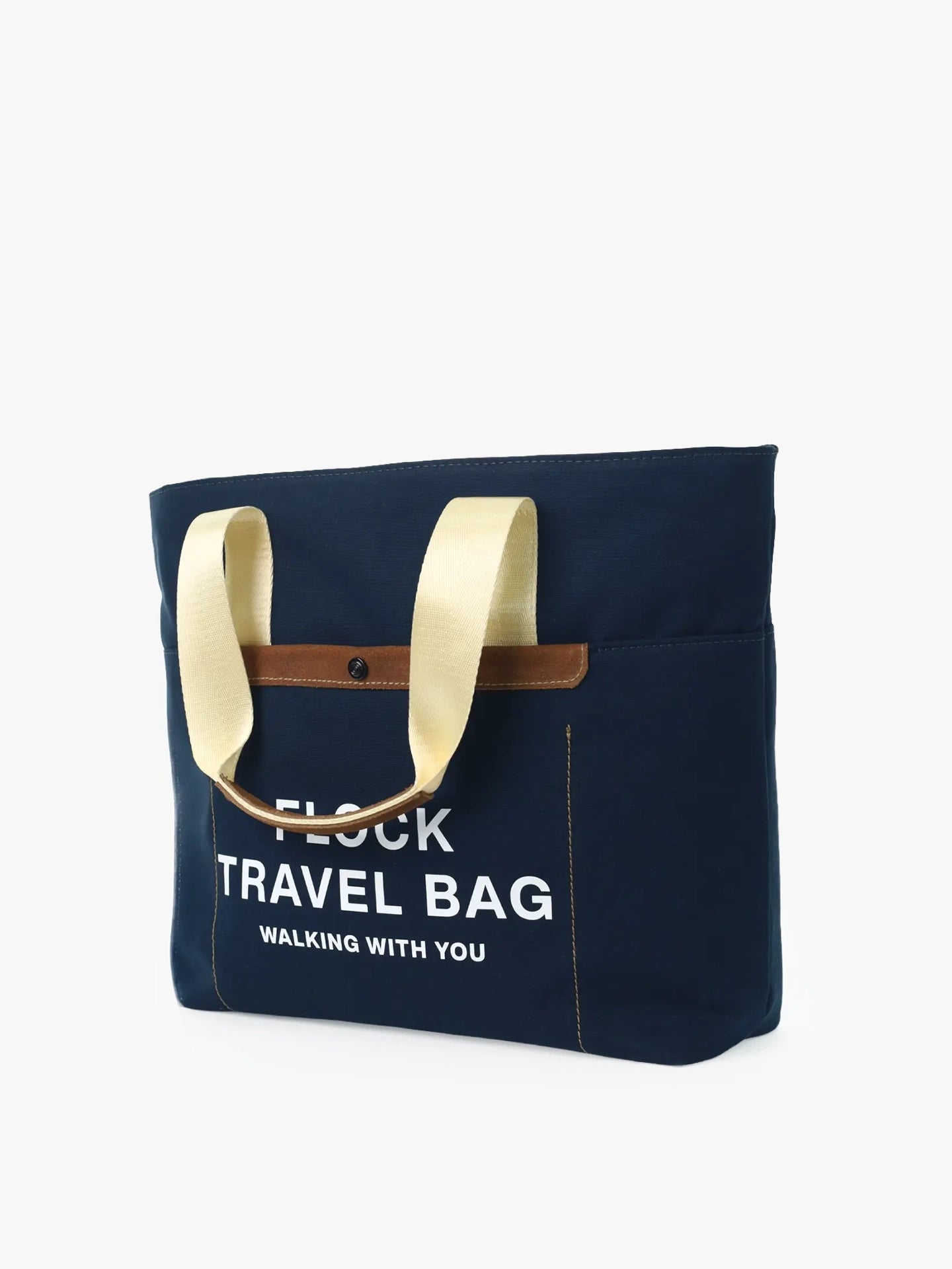 Totebag Nomad Voyage Azul Perfil