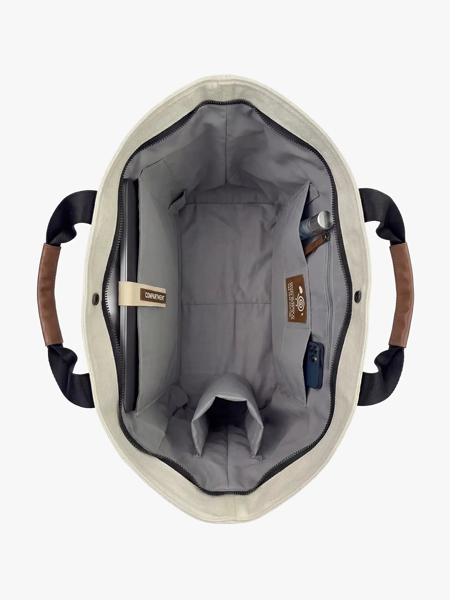 Totebag Nomad Voyage Crema Interior