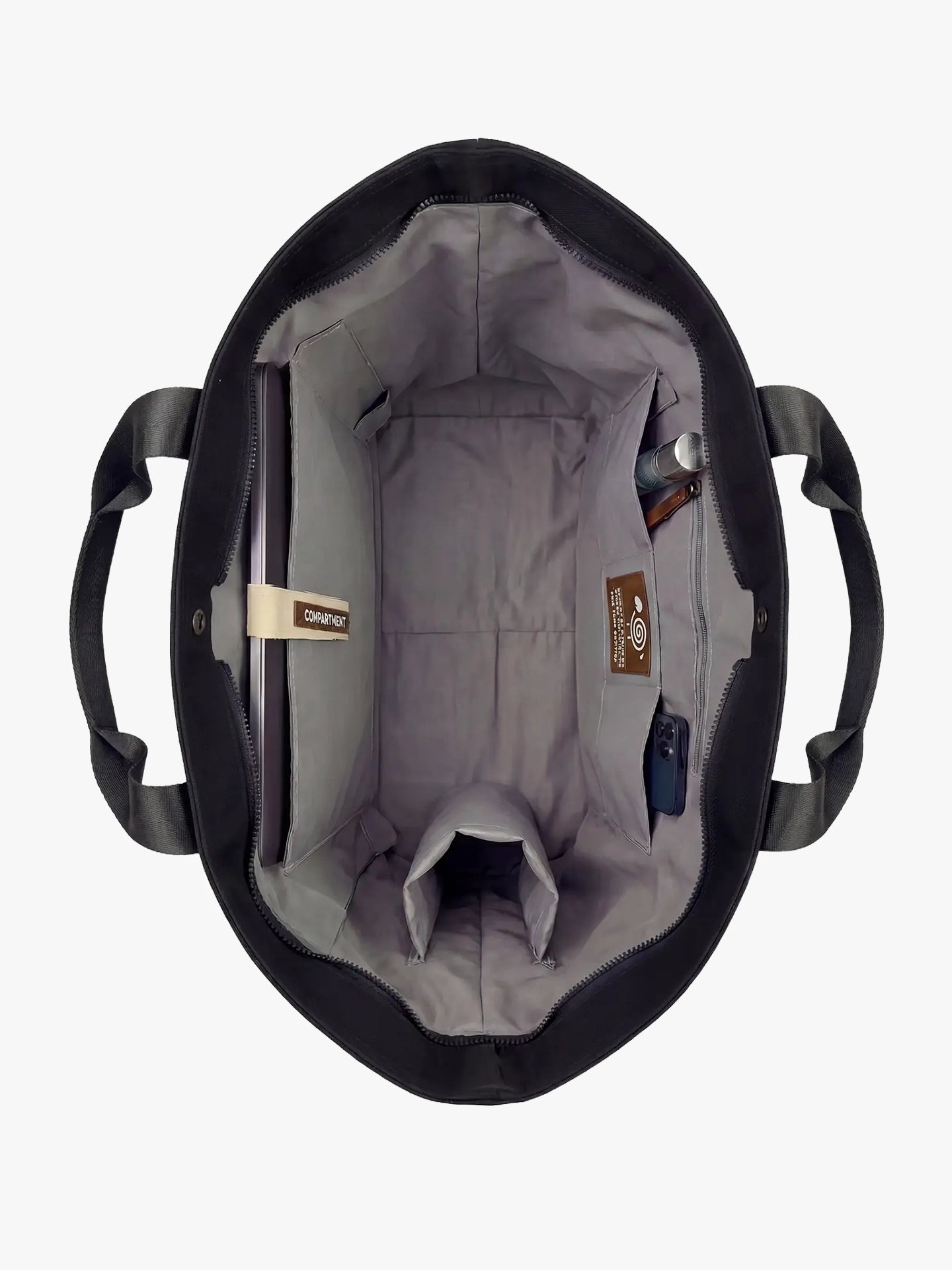 Totebag Nomad Voyage Negro Interior