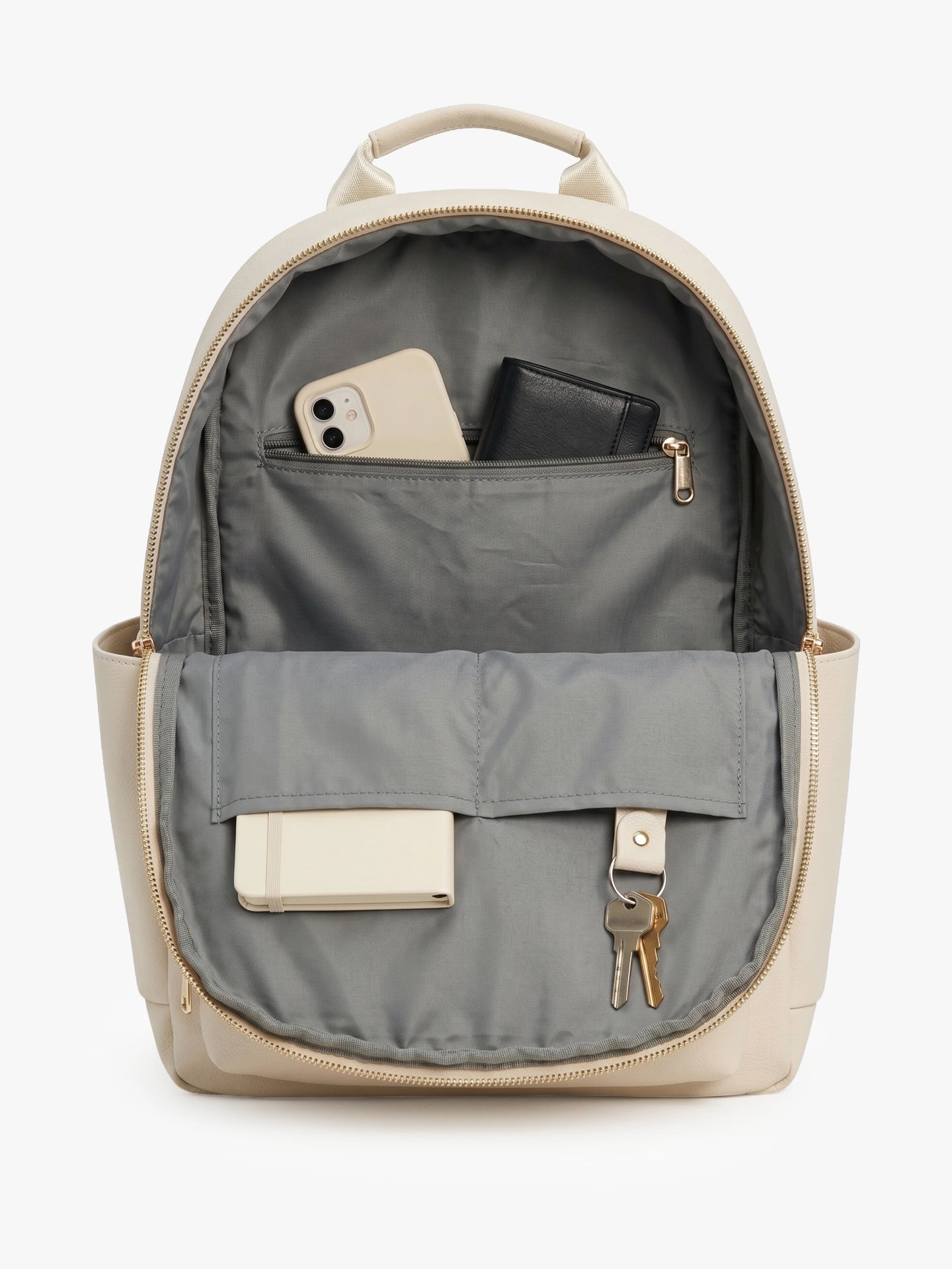 Totepack Cora Aura Beige Interior