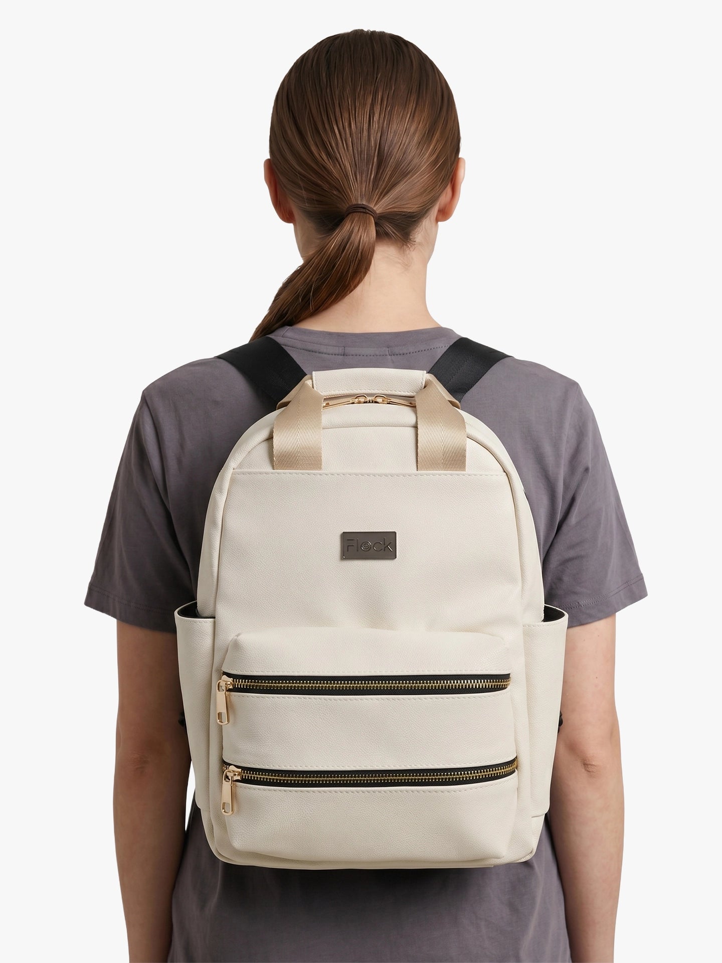 Totepack Cora Aura Beige Modelo