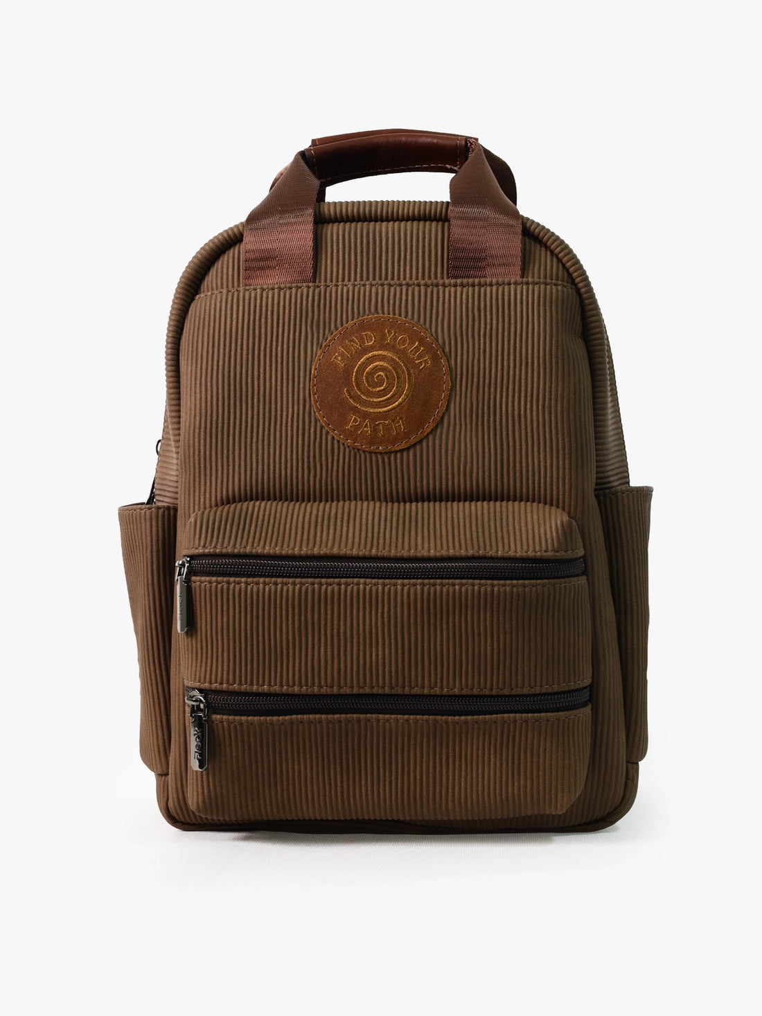 Totepack Cora Corduroy Cafe Frente