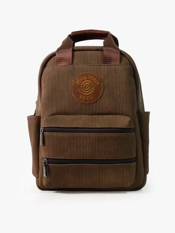 Totepack Cora Corduroy Cafe Frente