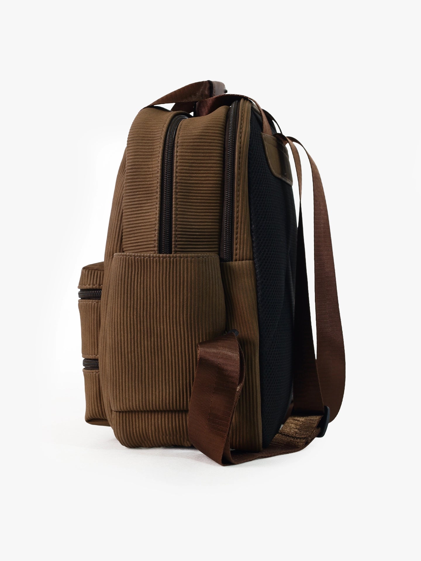Totepack Cora Corduroy Cafe Lateral