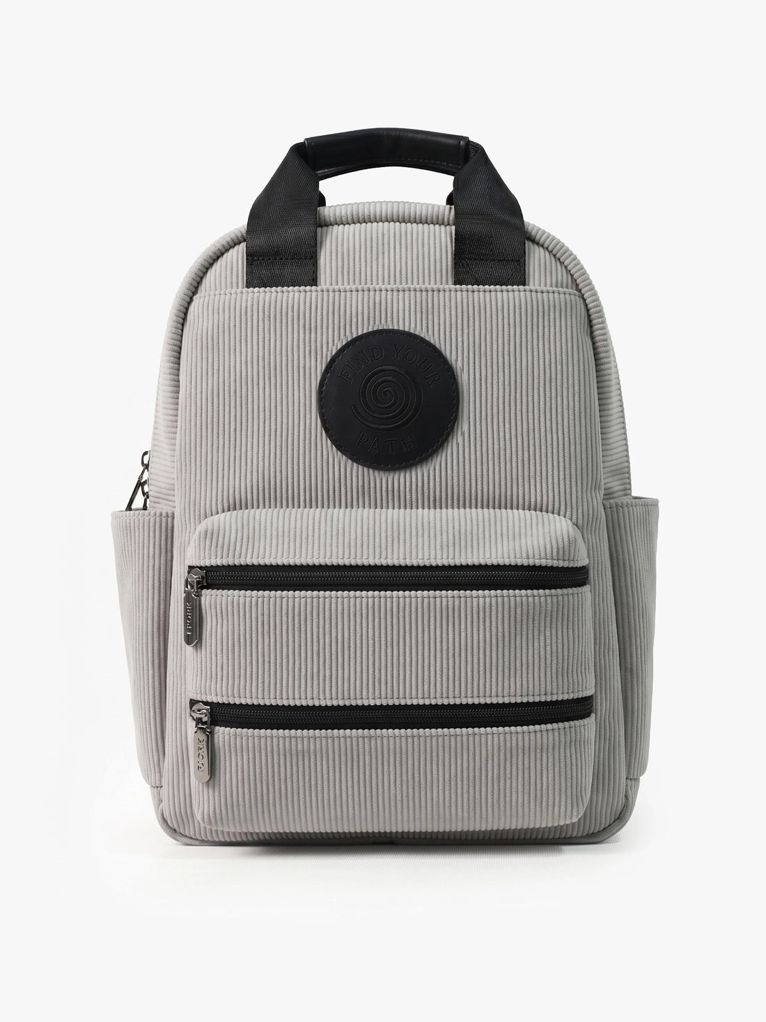 Totepack Cora Corduroy Gris Frente