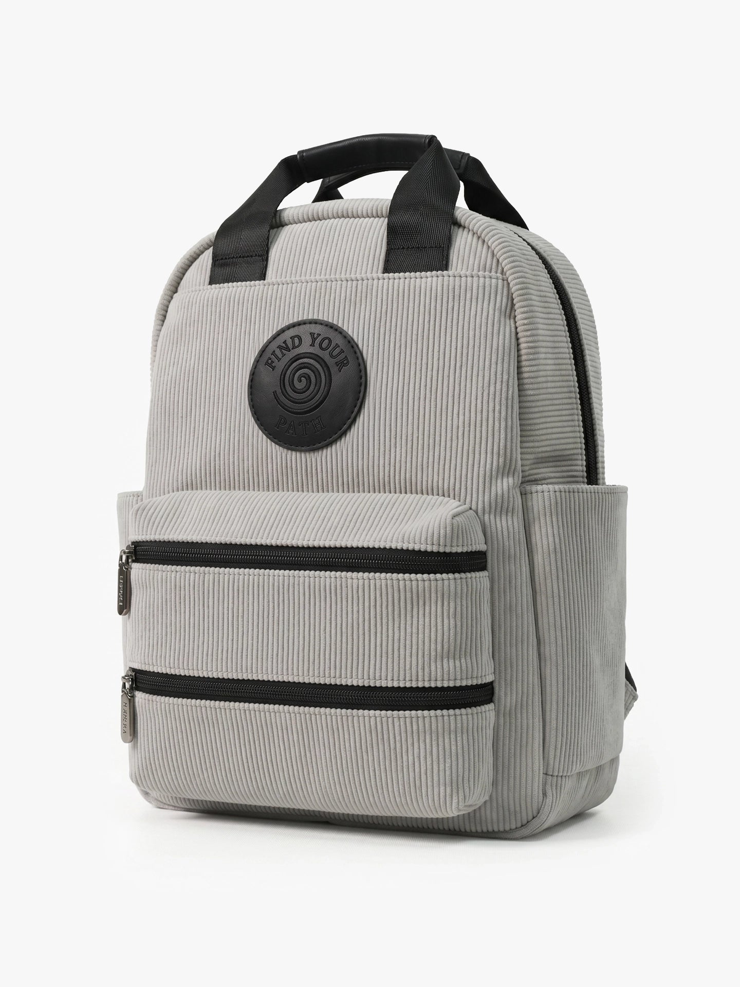 Totepack Cora Corduroy Gris Perfil