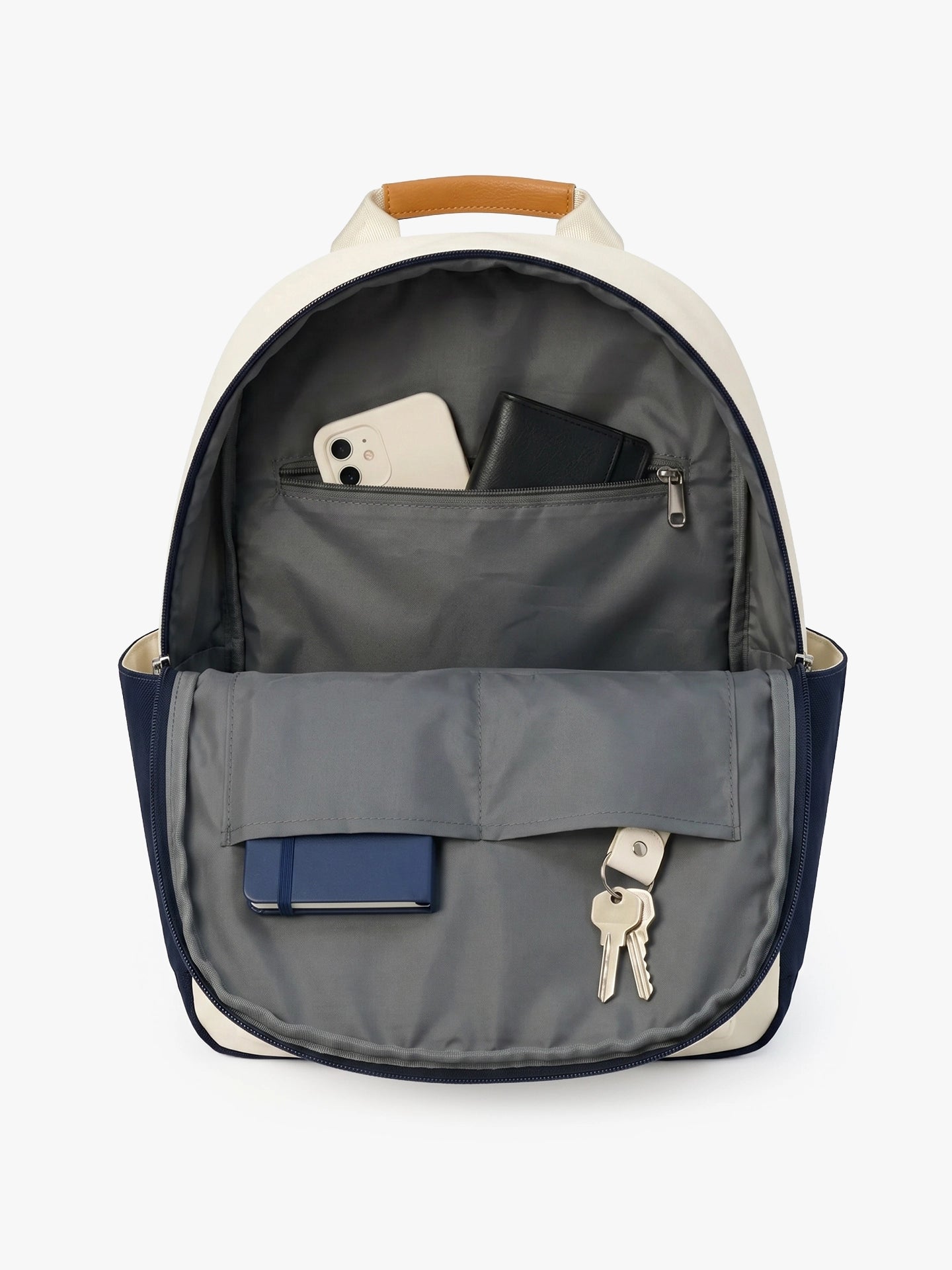 Totepack Cora Navy Azul Interior