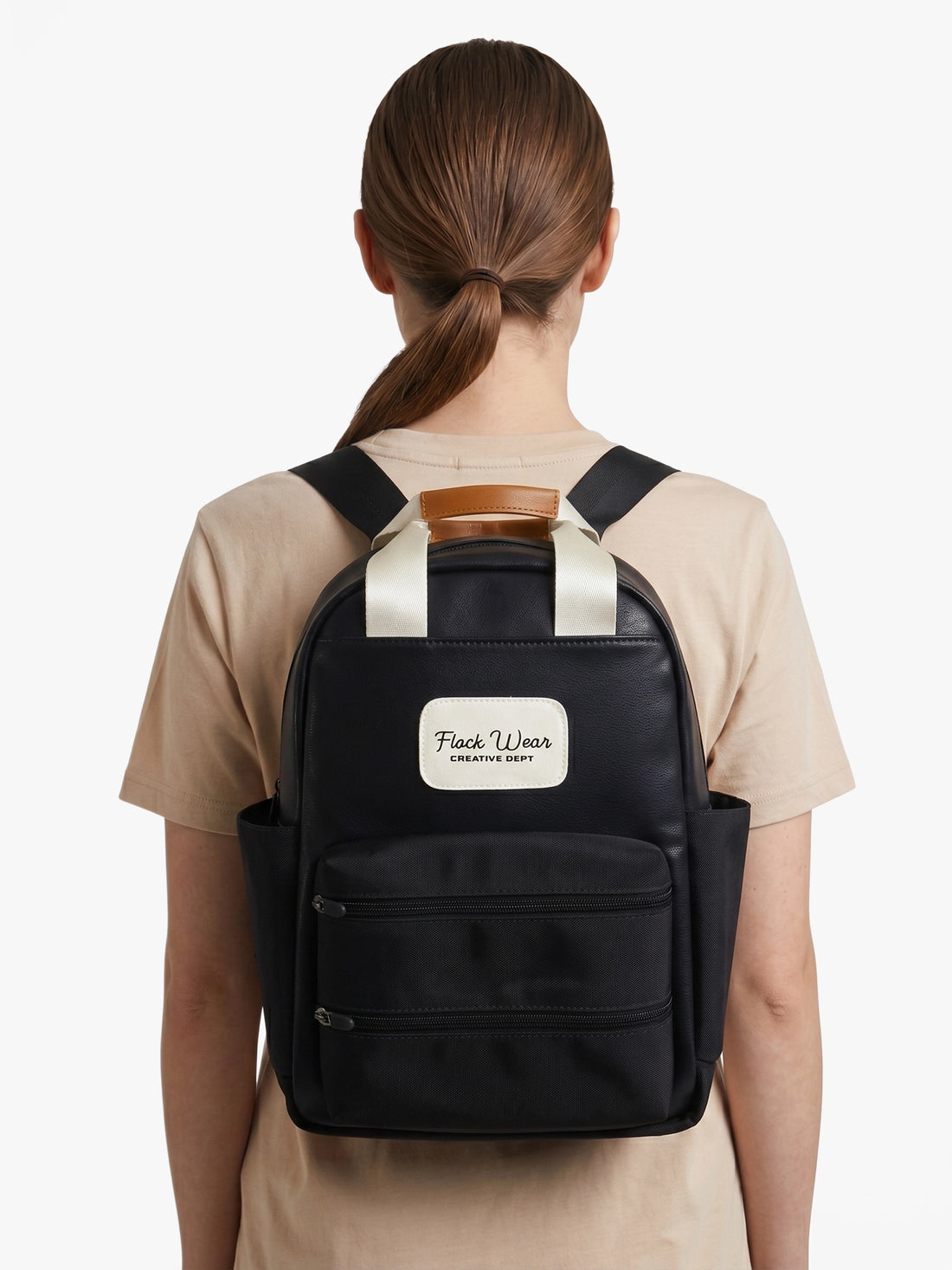 Totepack Cora Navy Negro Frente