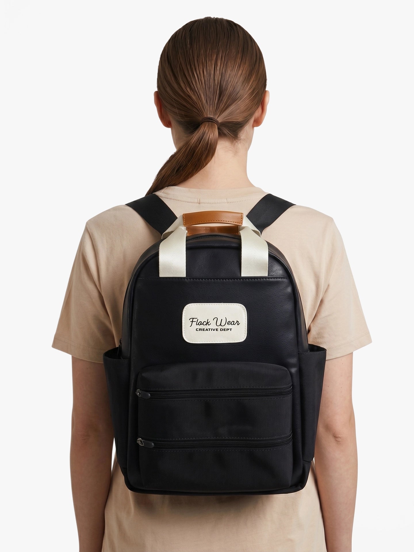 Totepack Cora Navy Negro Modelo