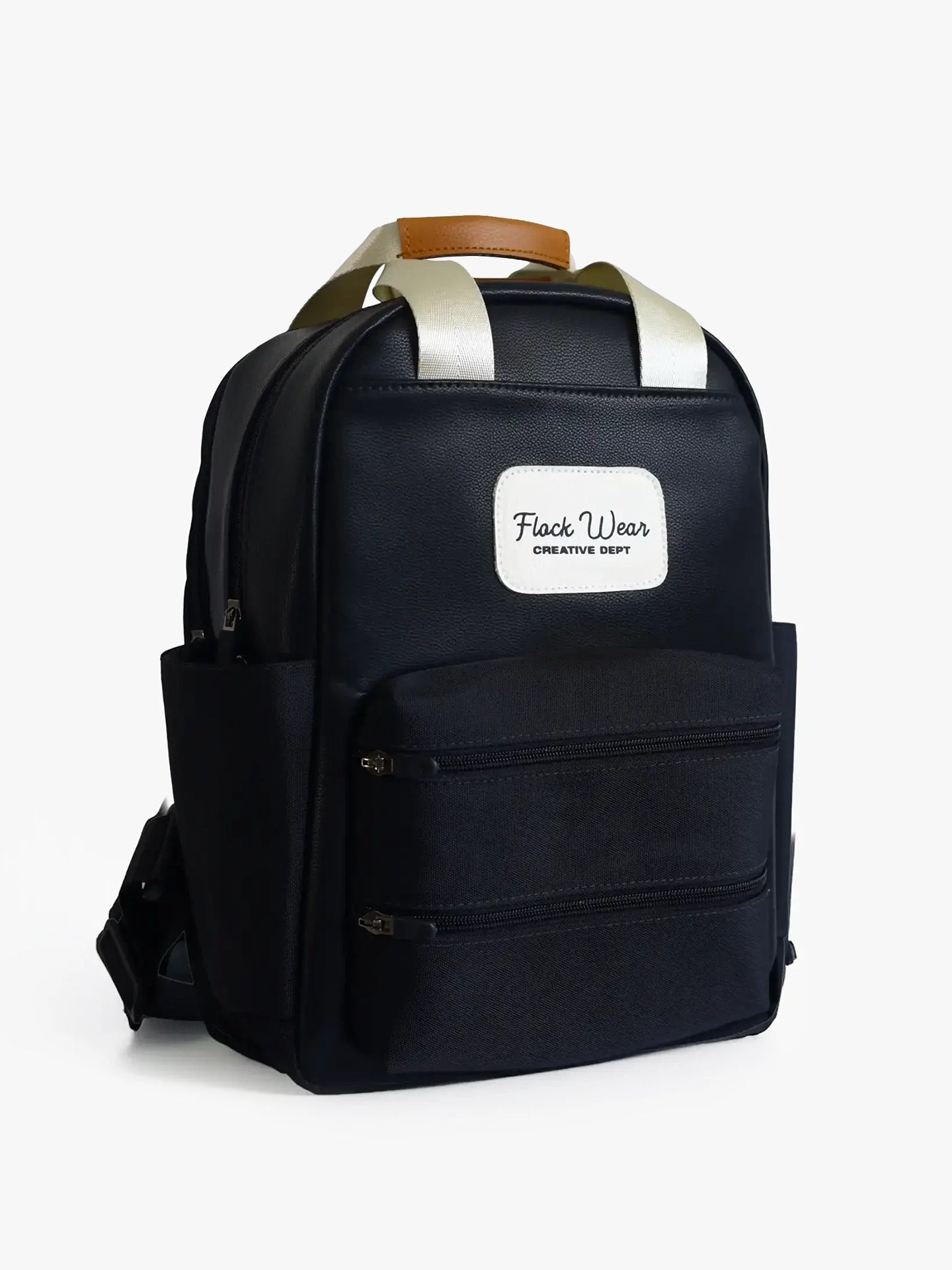 Totepack Cora Navy Negro Perfil