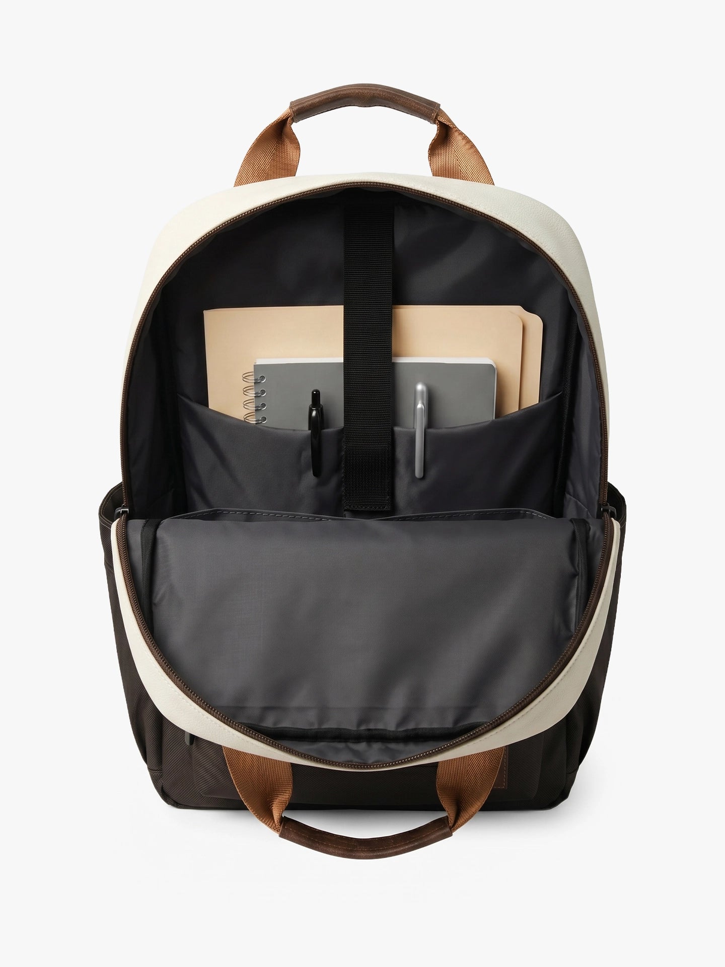 Totepack Kairos Navy Beige Interior