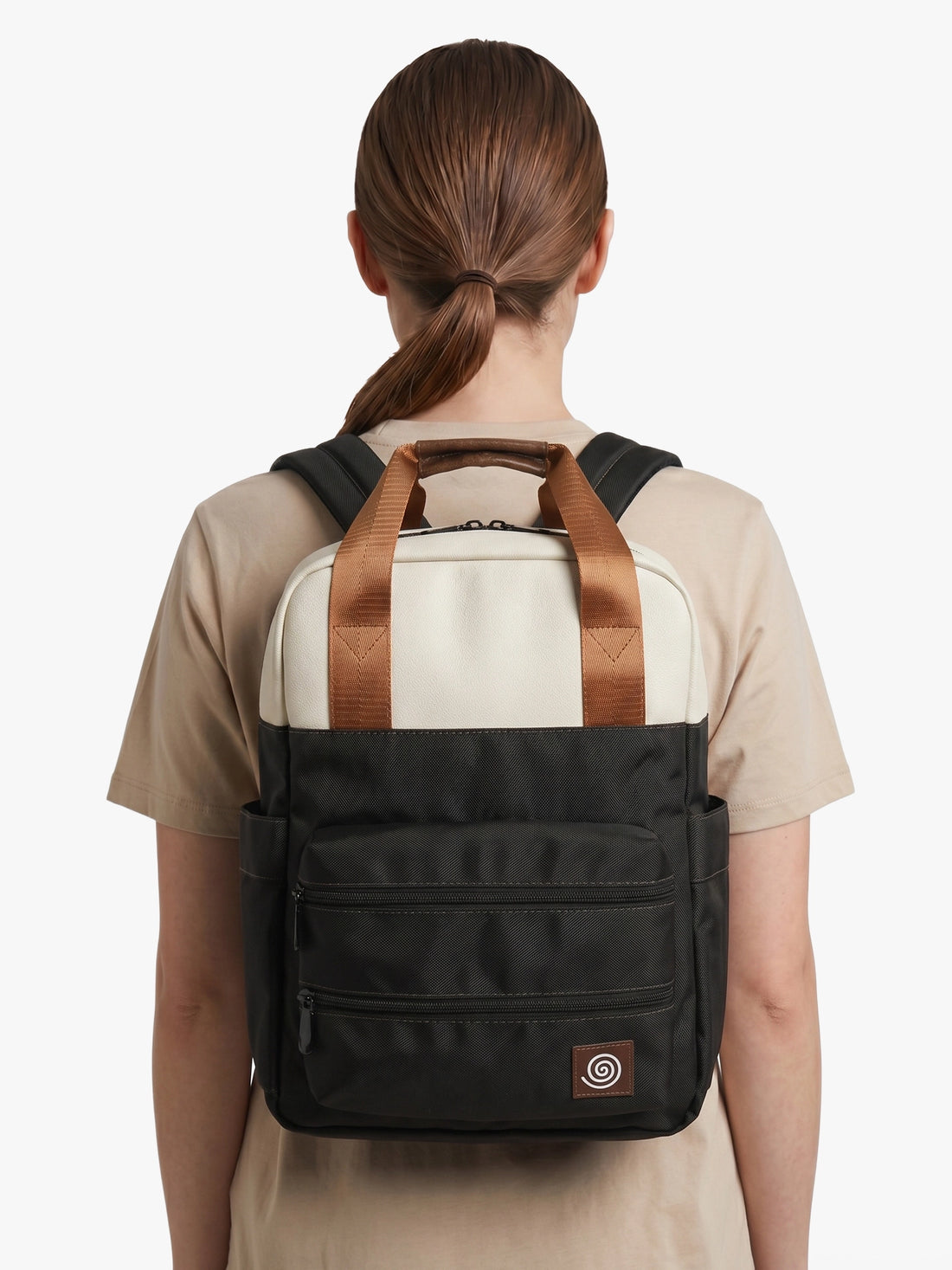 Totepack Kairos Navy Beige Frente