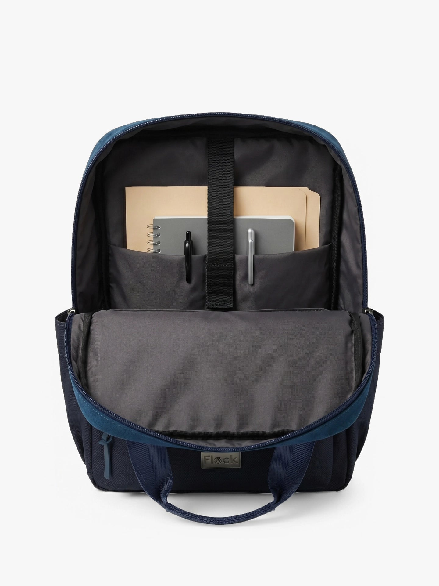 Totepack Kairos Nubuk Azul Interior