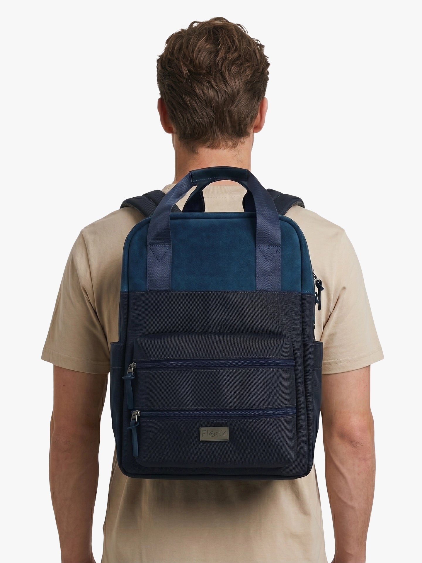 Totepack Kairos Nubuk Azul Modelo
