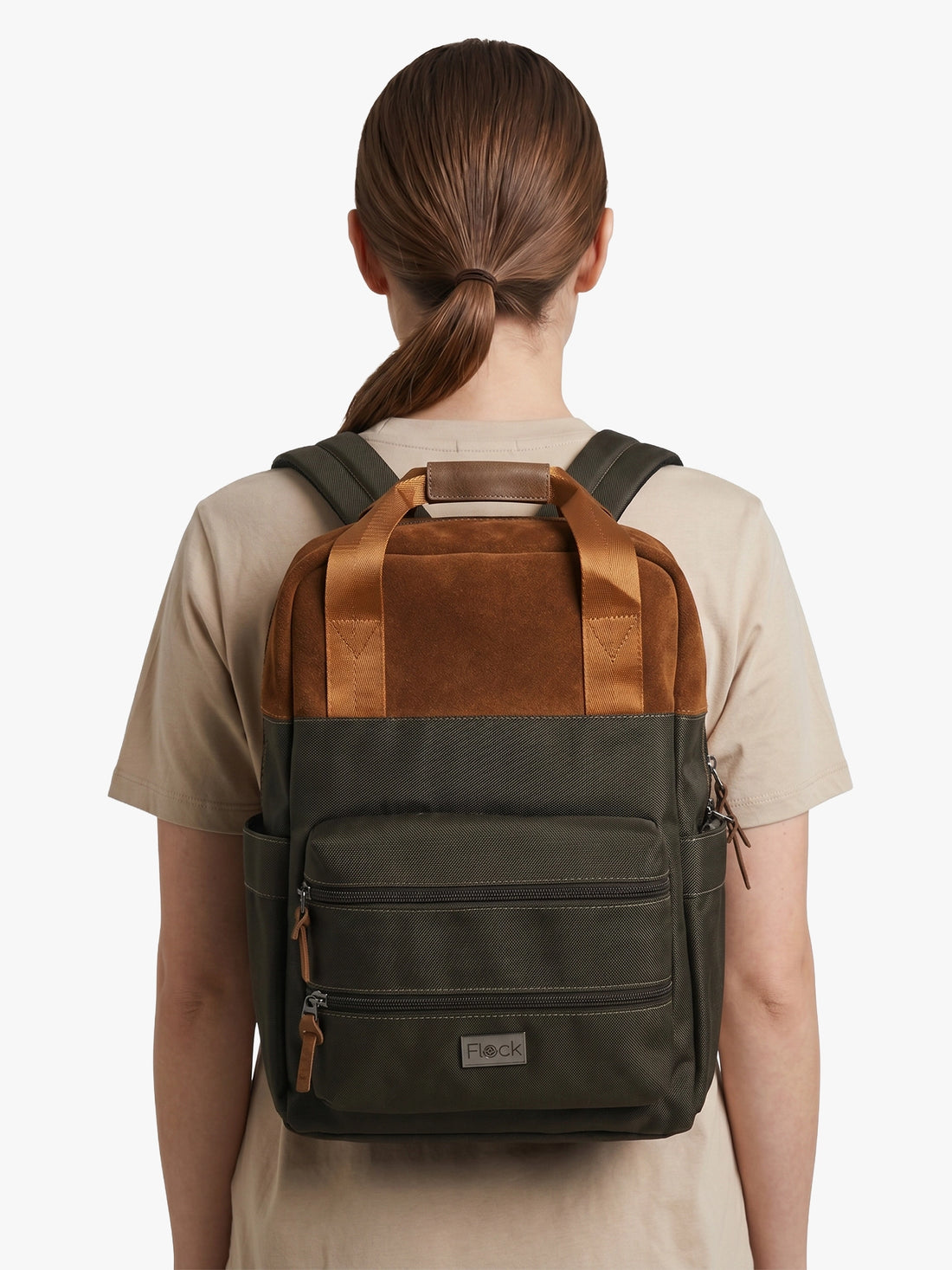Totepack Kairos Nubuk Cafe Frente