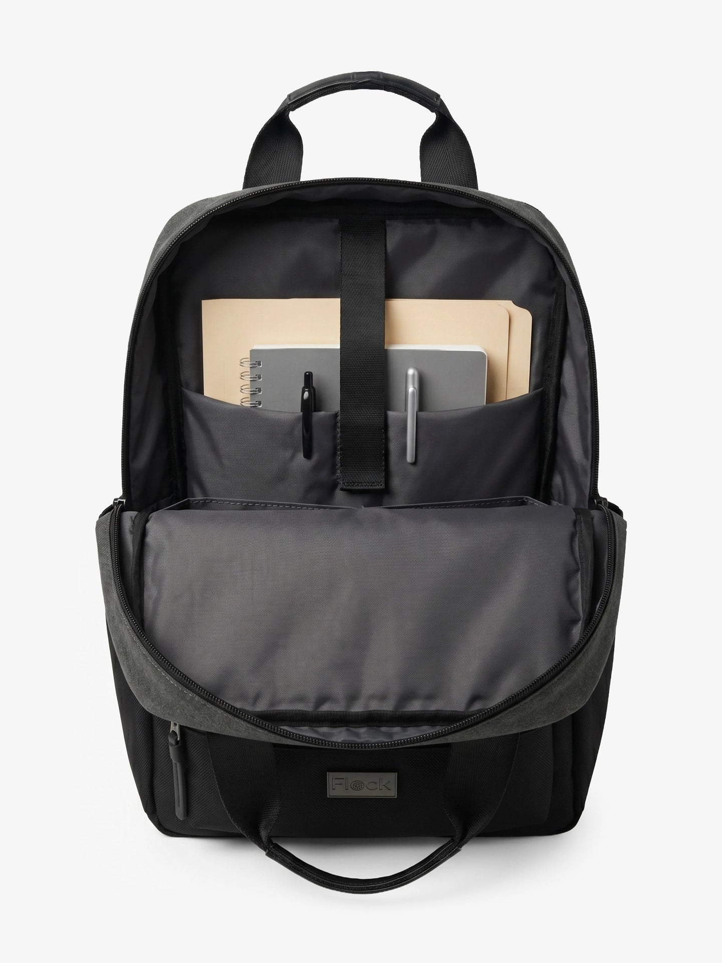 Totepack Kairos Nubuk Negro Interior