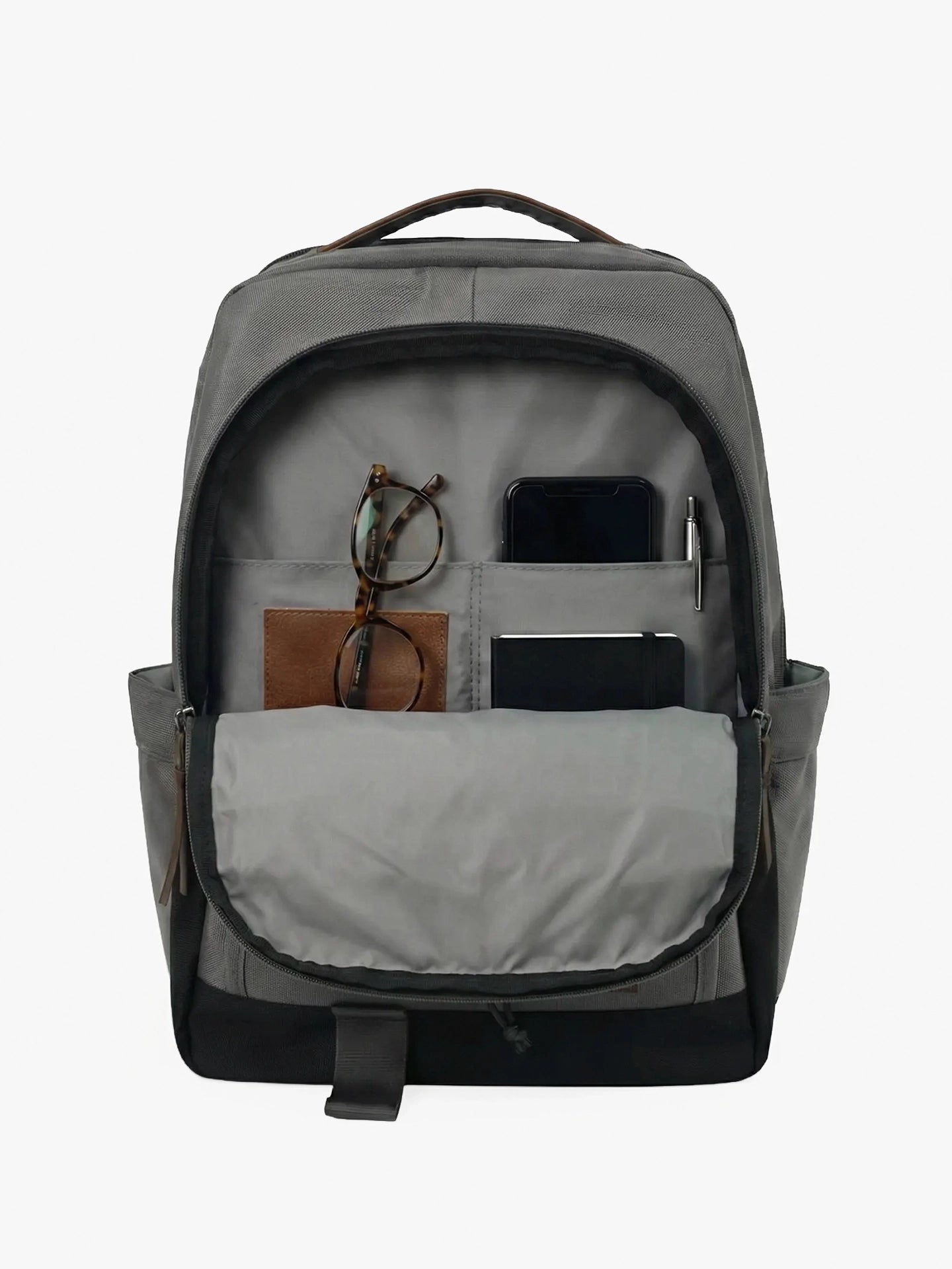 Morral Traveler Terra Gris Interior