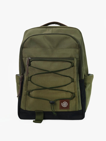 Morral Traveler Terra Oliva Frente