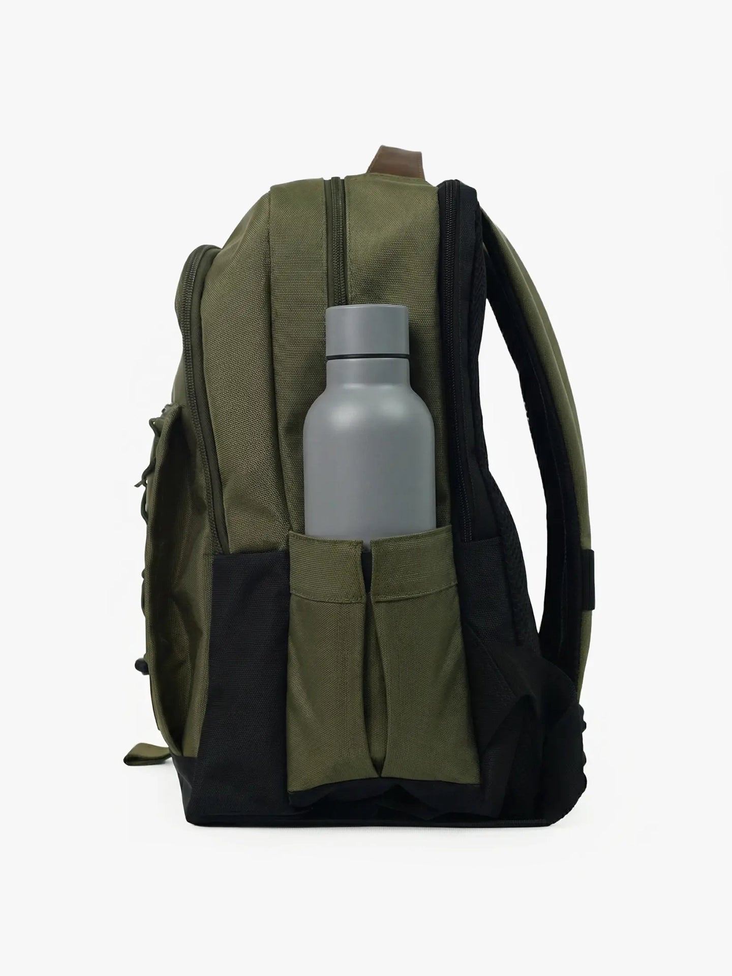 Morral Traveler Terra Oliva Lateral