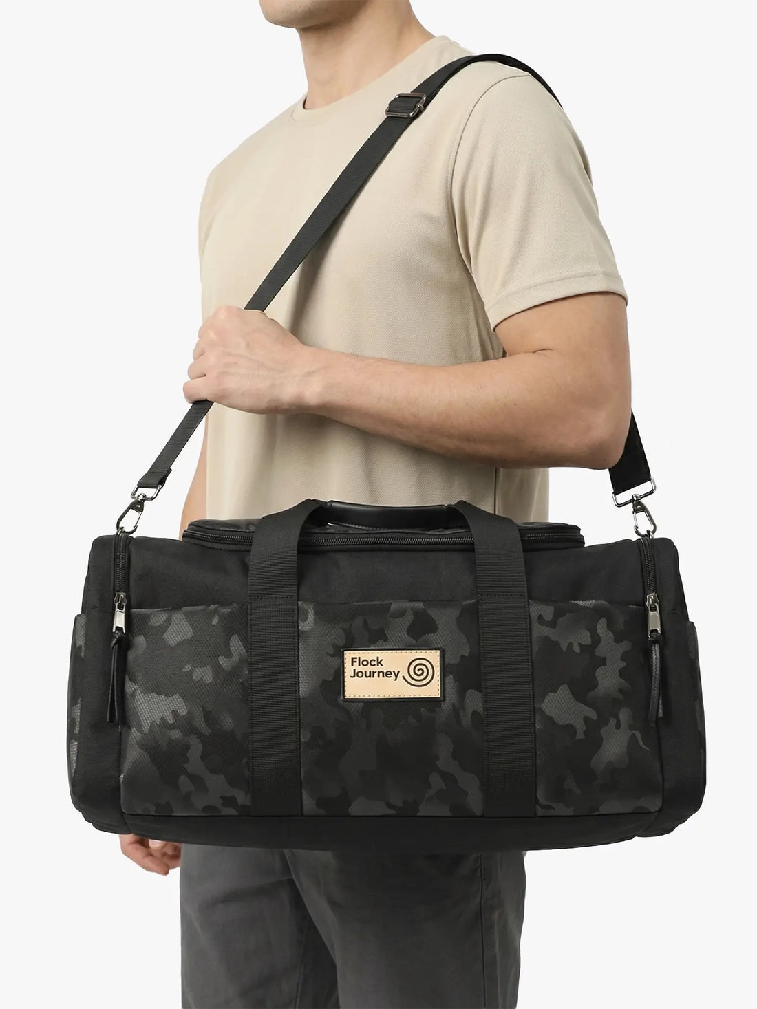 Viajera Venture Camo Negra Frente